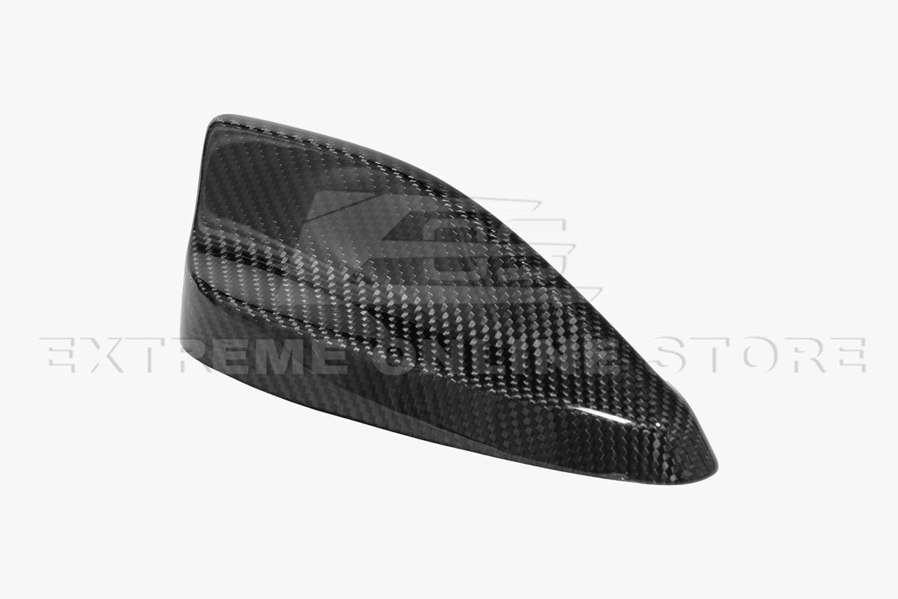 Ford Mustang Mach-E Factory Style Dry Carbon Fiber Shark Fin Roof Antenna Cover 2021-2023