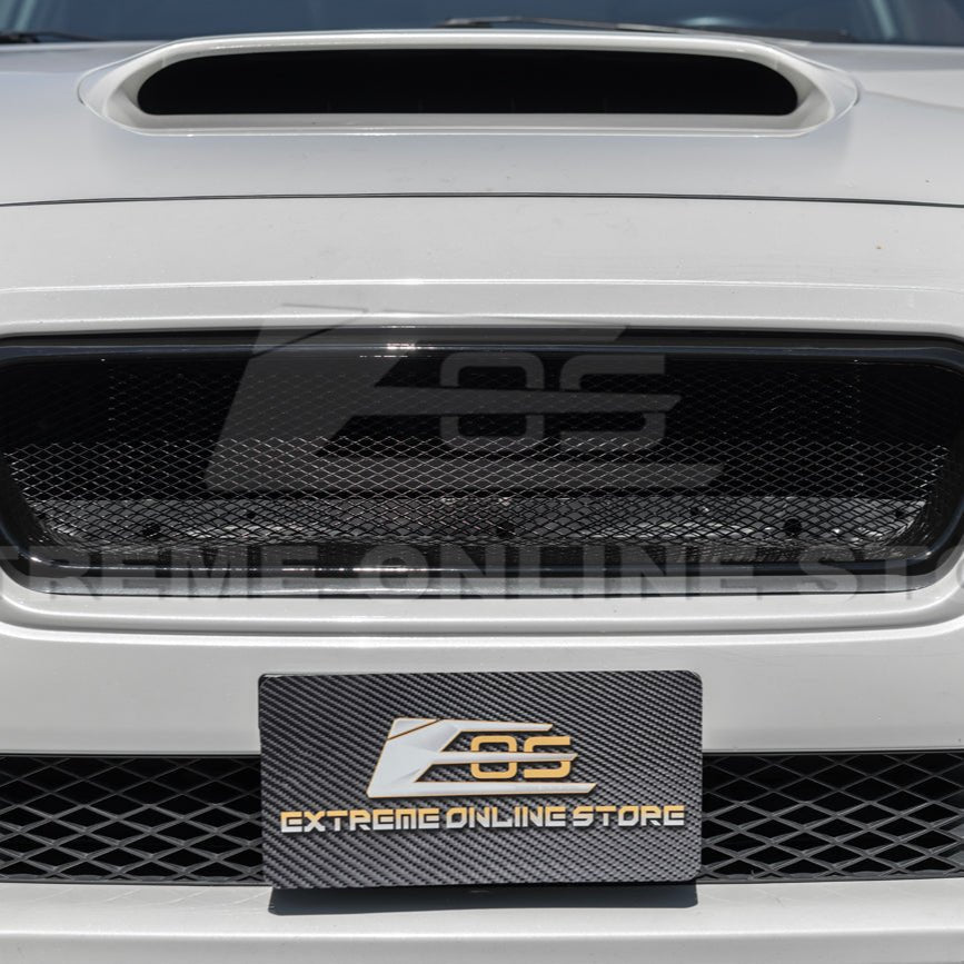 Subaru WRX STI VA CS Style Carbon Fiber Front Grille Cover 2015-2017