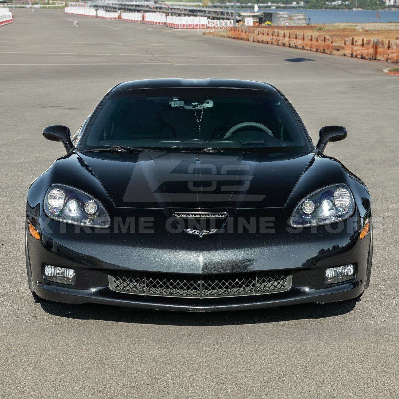 Chevrolet Corvette C6 OEM Style Clear Lens Painted Housing HID Headlights 2005-2013