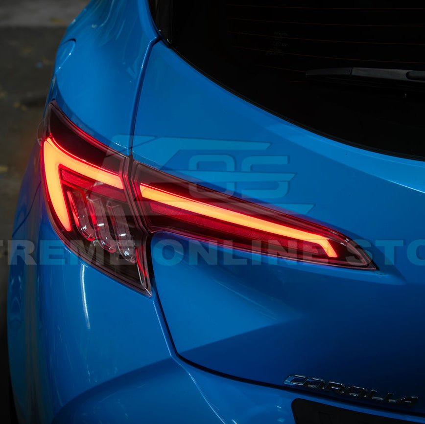 Corolla Hatchback GR Sequential LED Clear Rear Taillights 2019-Up