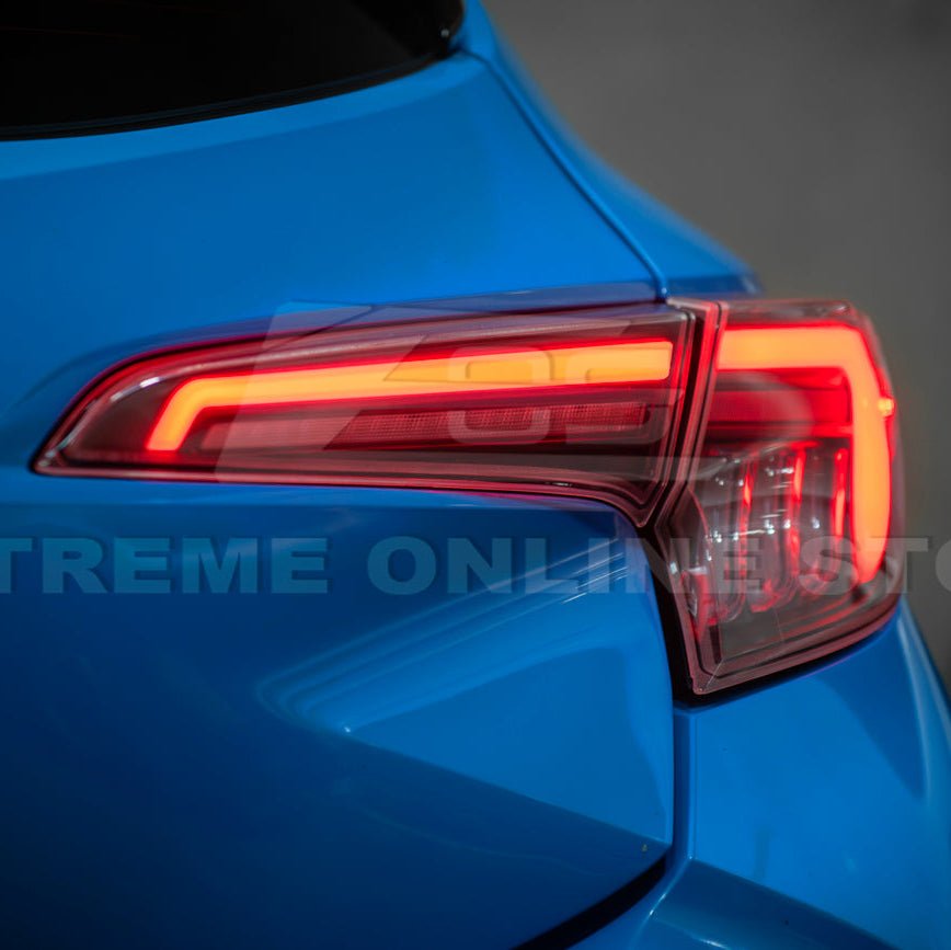 Corolla Hatchback GR Sequential LED Clear Rear Taillights 2019-Up