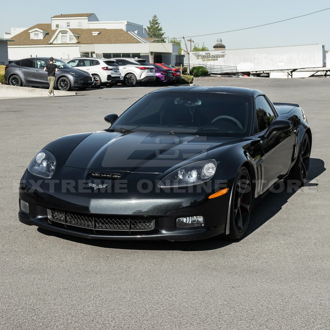 Chevrolet Corvette C6 OEM Style Clear Lens Painted Housing HID Headlights 2005-2013