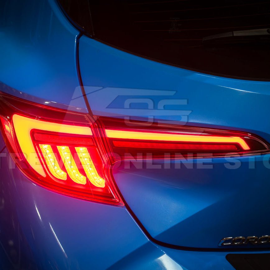 Corolla Hatchback GR Sequential LED Clear Rear Taillights 2019-Up
