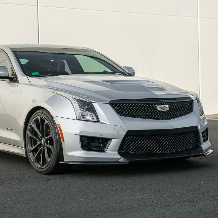 Cadillac ATS-V Track Package Style Dry Carbon Fiber Front Lip & Wheel Arch Extensions 2016-2019