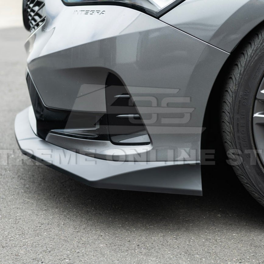 Acura Integra DE4 EOS Performance Style Matte Black Gloss Black Carbon Fiber Front Splitter Lip 2023-Up