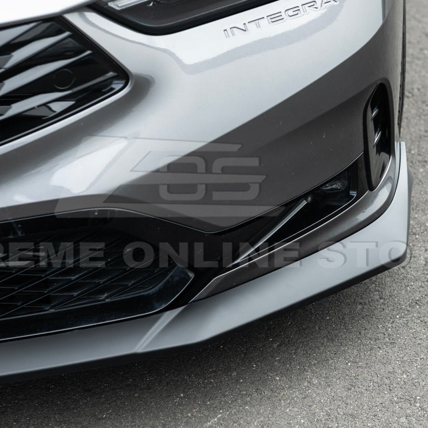 Acura Integra DE4 EOS Performance Style Matte Black Gloss Black Carbon Fiber Front Splitter Lip 2023-Up