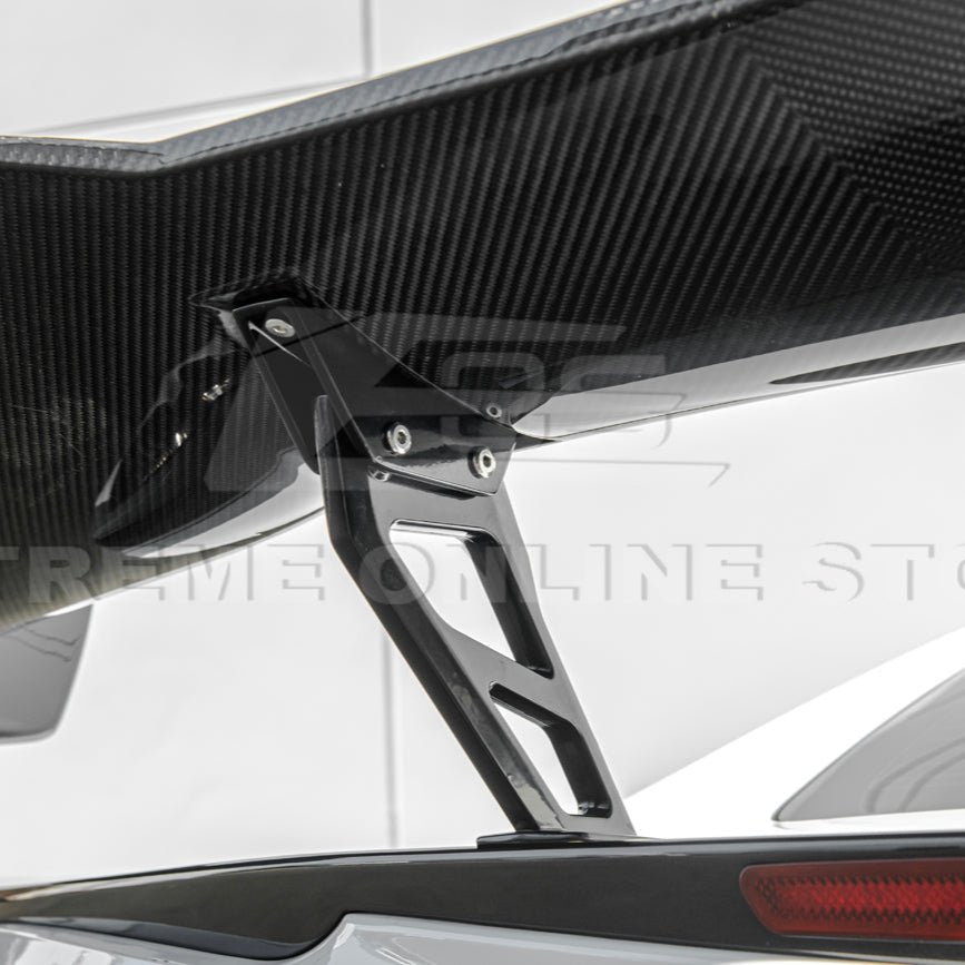 Chevrolet Corvette C7 ZR1 ZTK Style Extended Carbon Fiber Rear Wing Spoiler Kit 2014-2019