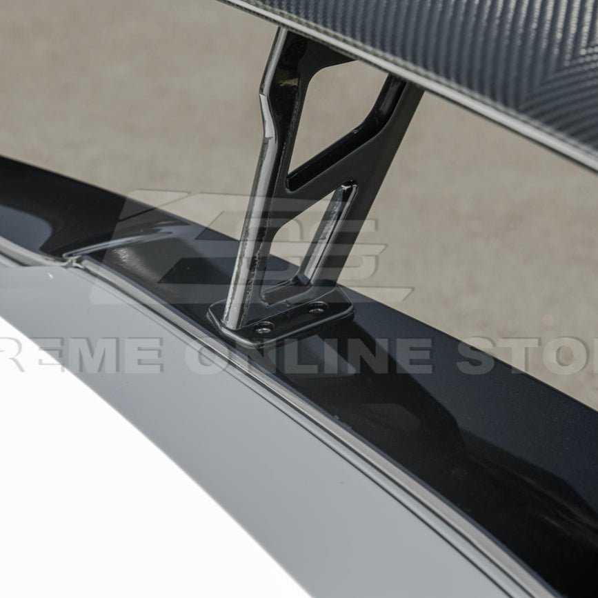 Chevrolet Corvette C7 ZR1 ZTK Style Extended Carbon Fiber Rear Wing Spoiler Kit 2014-2019