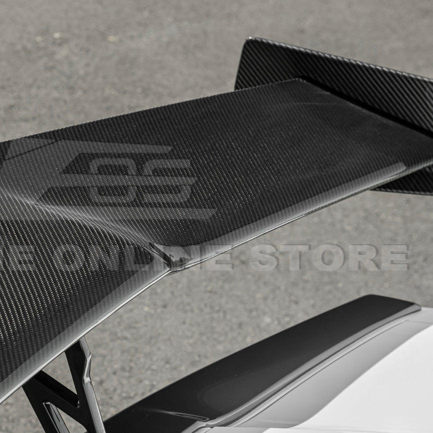 Chevrolet Corvette C7 ZR1 ZTK Style Extended Carbon Fiber Rear Wing Spoiler Kit 2014-2019