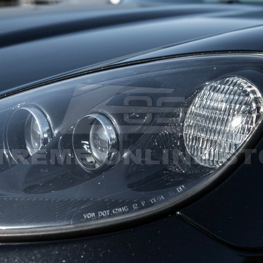Chevrolet Corvette C6 OEM Style Clear Lens Painted Housing HID Headlights 2005-2013