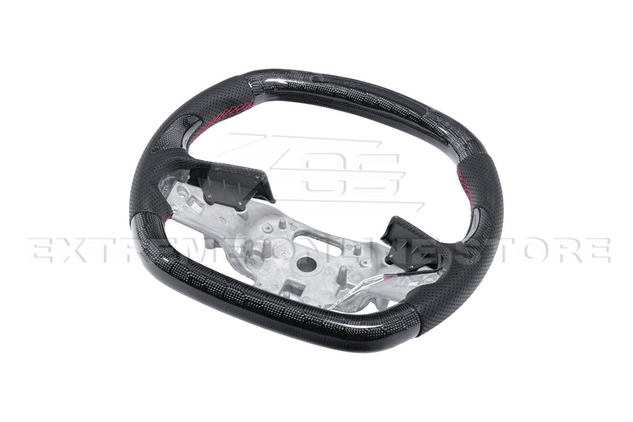 Chevrolet Corvette C8 LED Digital Carbon Fiber Steering Wheel Custom Order 2020-2026