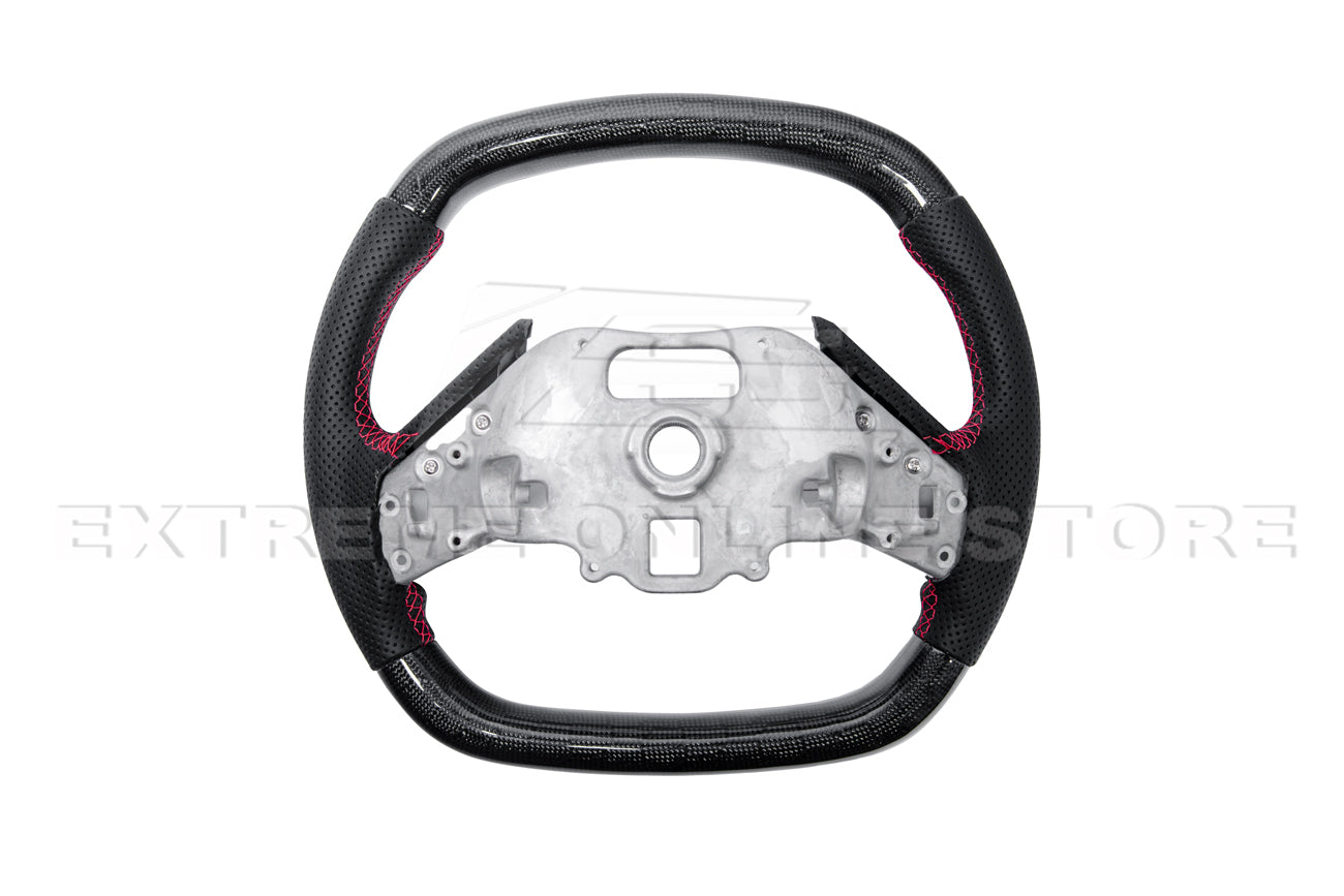 Corvette C8 Carbon Fiber Steering Wheel (Custom Order)