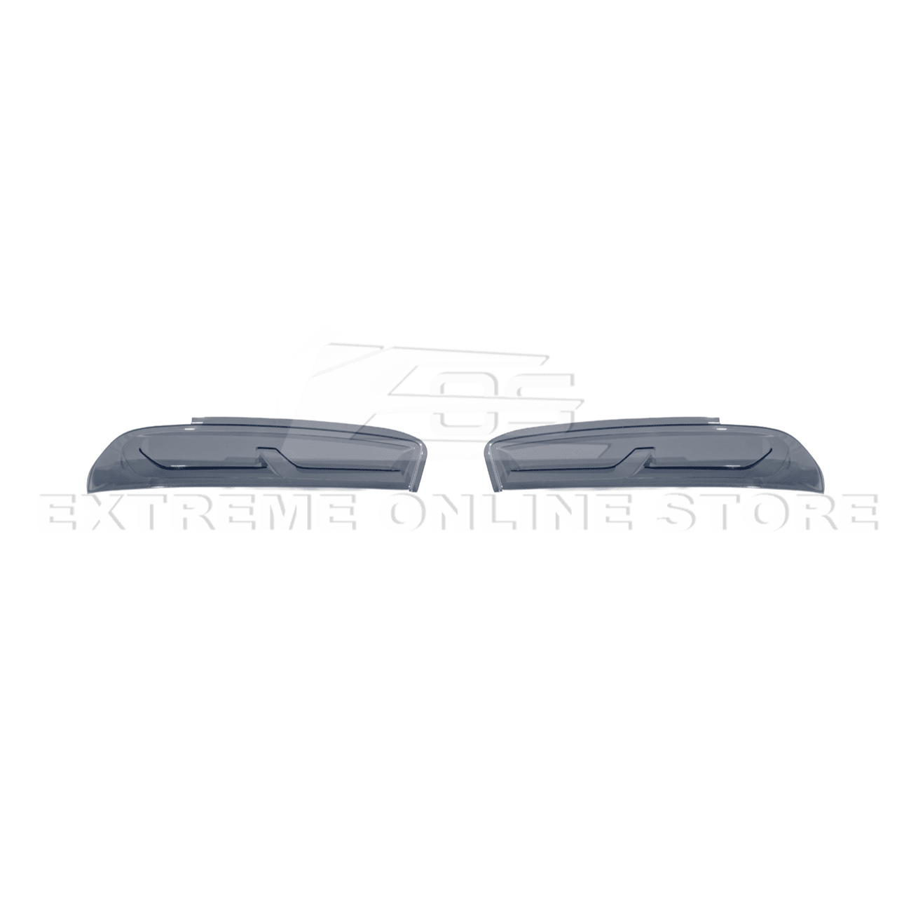 Chevrolet Camaro Smoke Tinted Rear Tail Light Trim Bezel Cover Pair 2016-2018