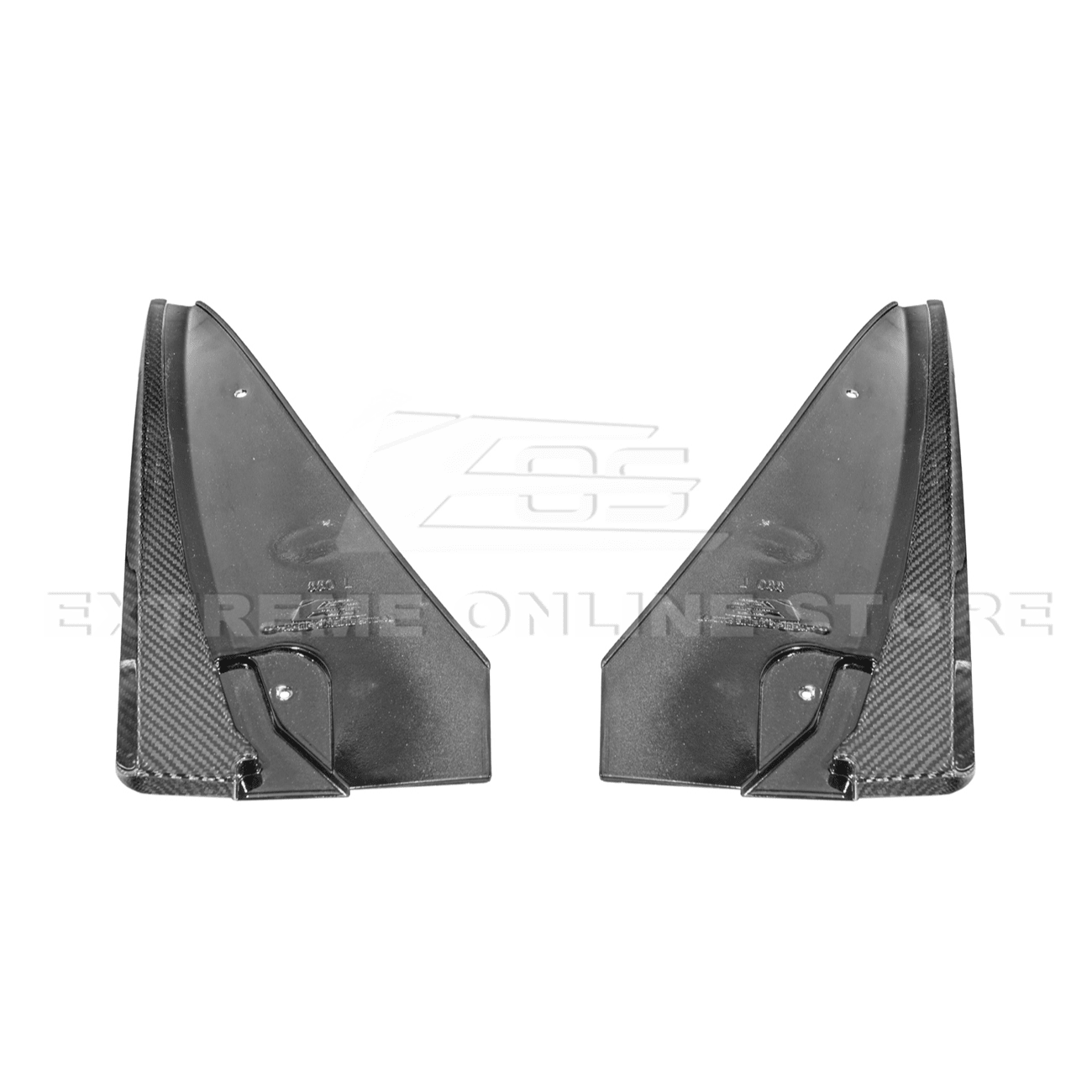 Cadillac CTS-V Carbon Fiber Front Mud Flaps Splash Guards 2016-2019