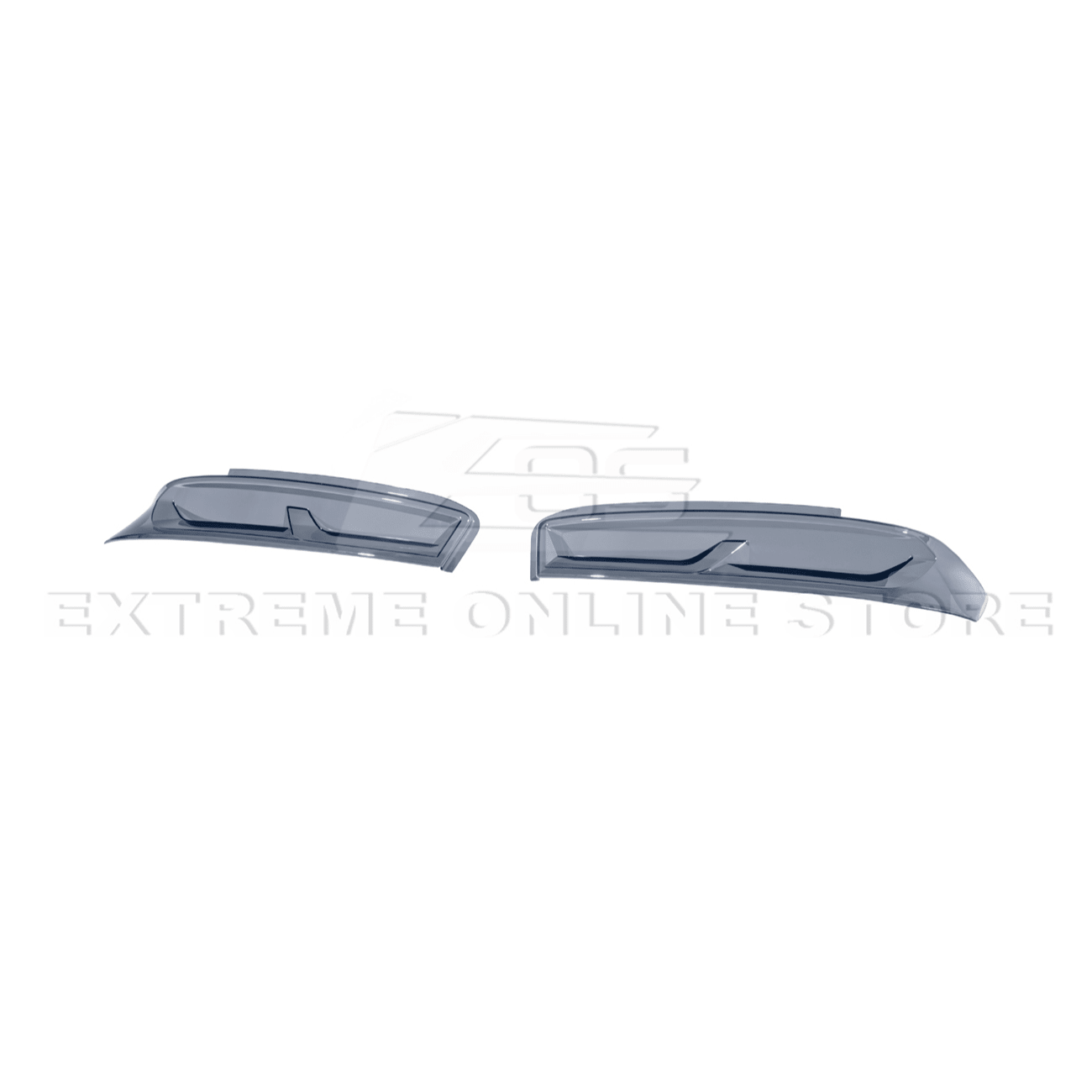 Chevrolet Camaro Smoke Tinted Rear Tail Light Trim Bezel Cover Pair 2016-2018