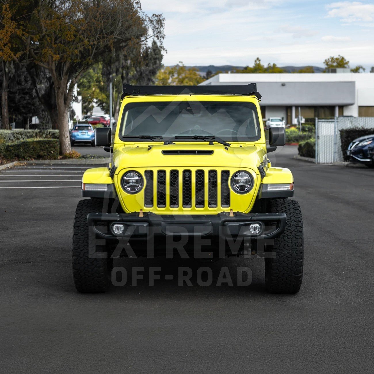 Jeep Wrangler JL Gladiator JT Carbon Steel Black Top Roof Cargo Rack 2018-Up