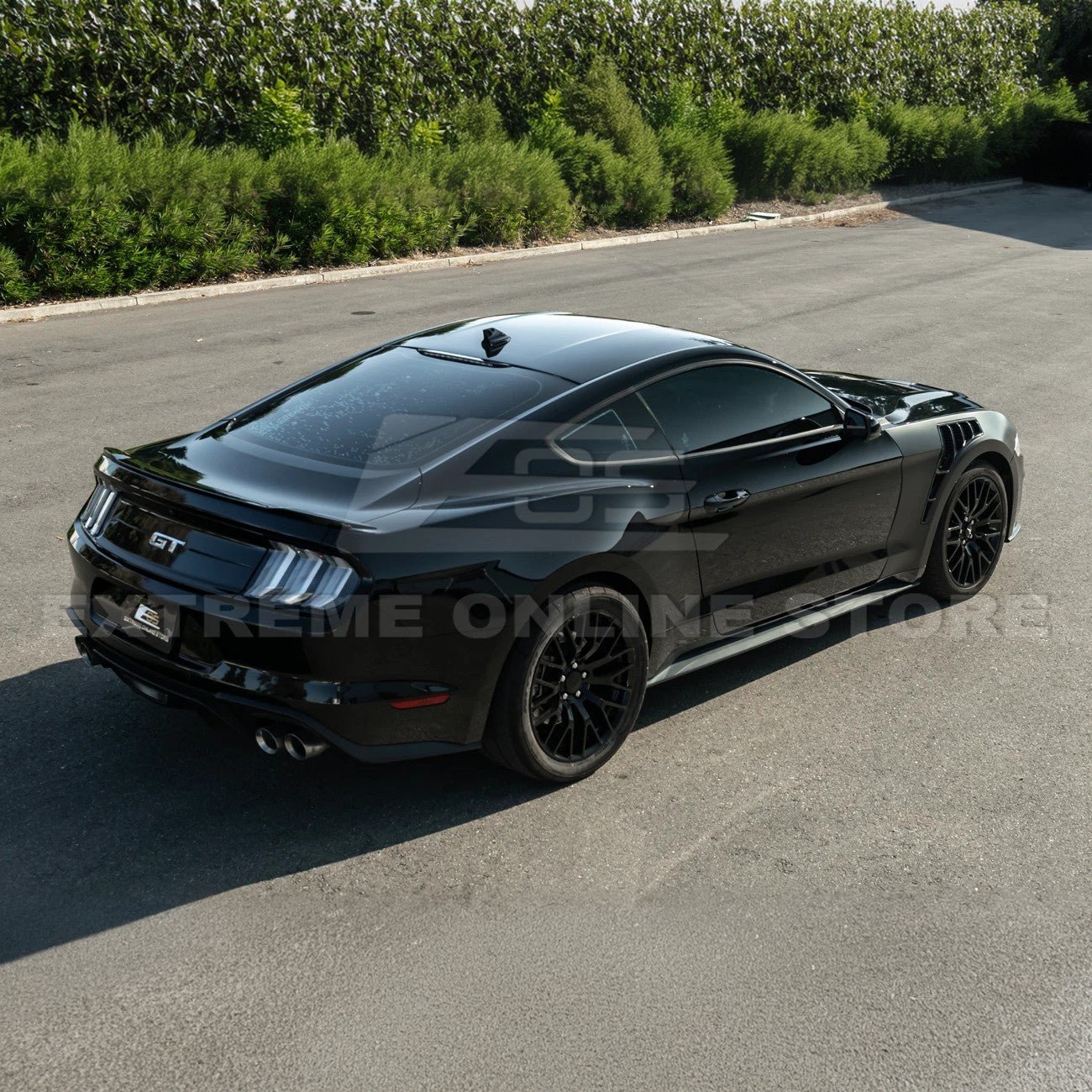 Mustang S550 GTD Style Primed Black Front Side Vented Fenders 2018-2023