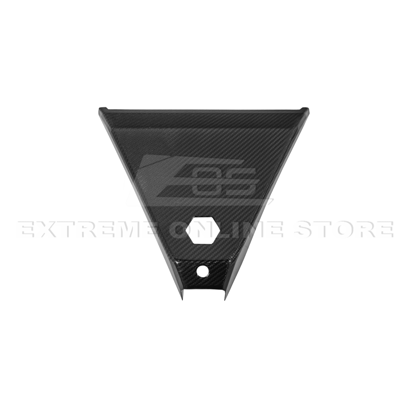 Tesla Cybertruck Factory Style Dry Carbon Fiber Rear View Mirror Upper Cover 2024-Up