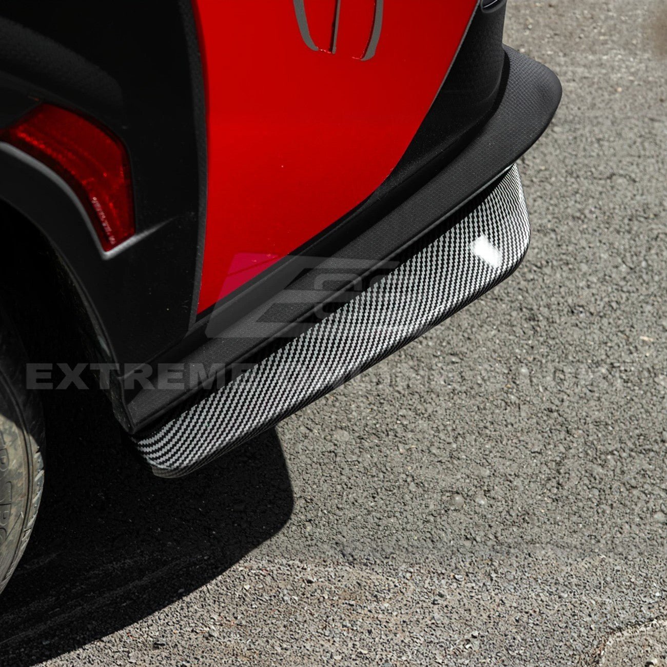 Subaru WRX VB Performance Style Matte Gloss Carbon Rear Bumper Apron Lip Splitter 2022-Up