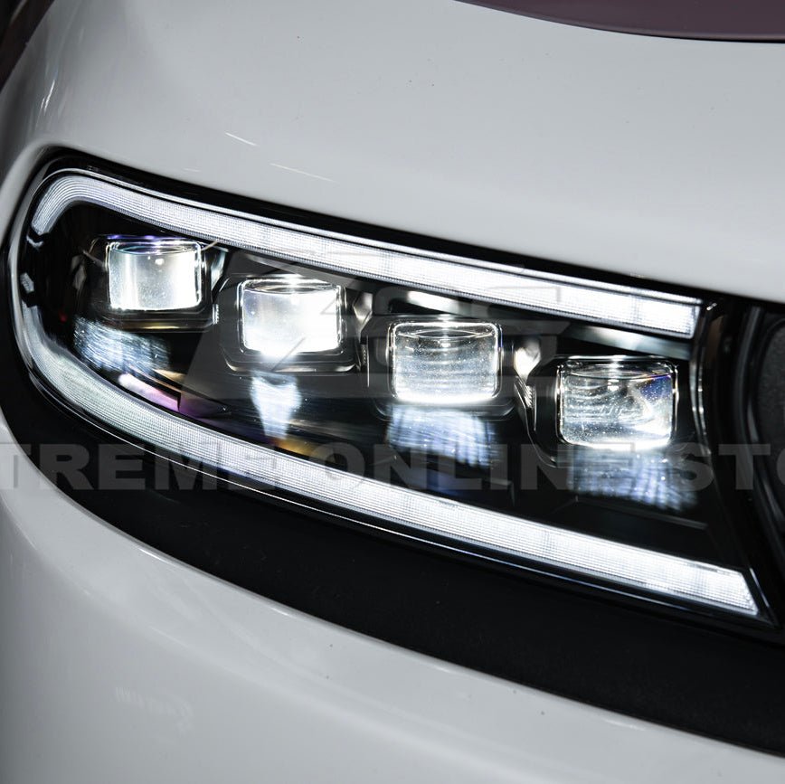 Charger LED DRL Sequential Signal Projector Headlights 2015-2023