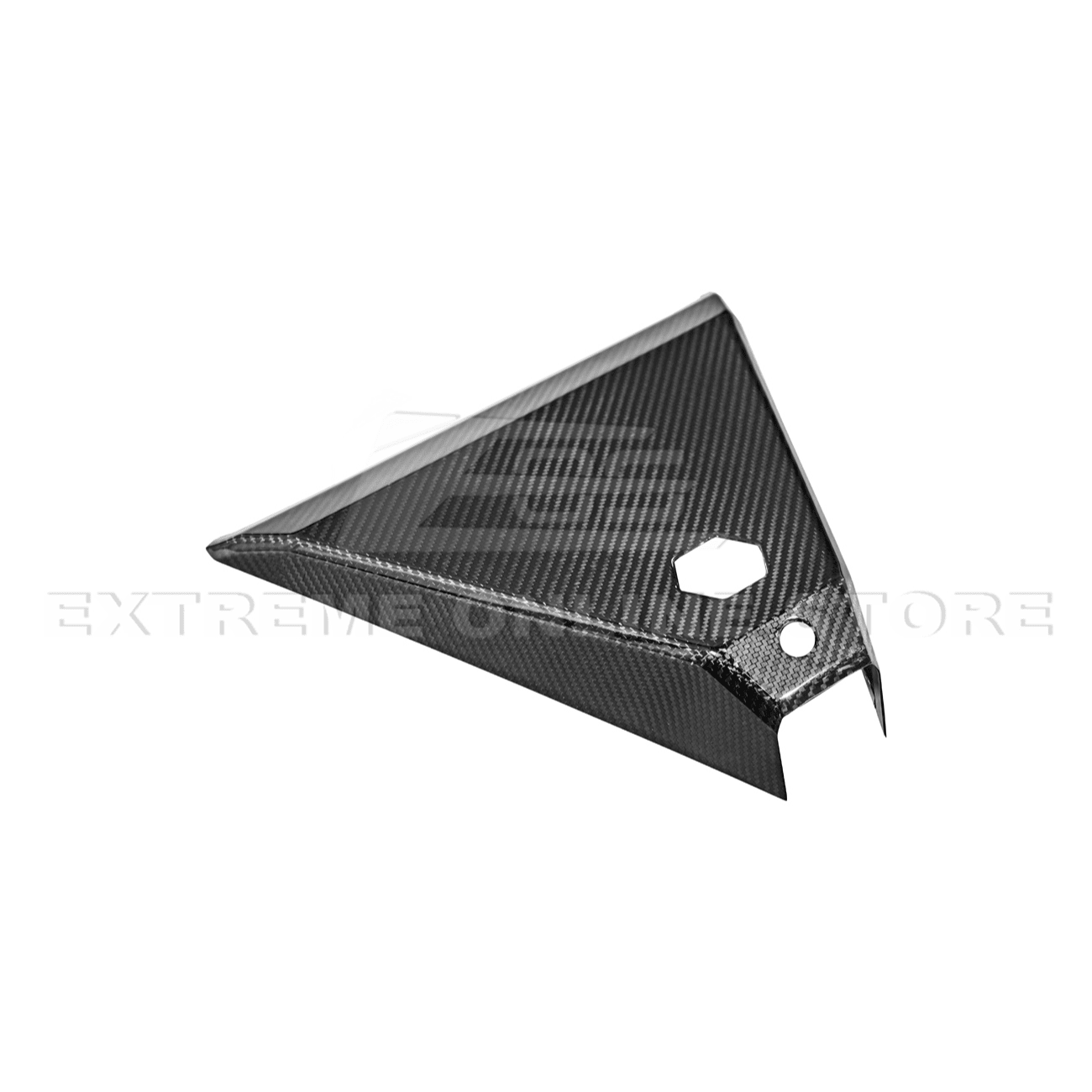 Tesla Cybertruck Factory Style Dry Carbon Fiber Rear View Mirror Upper Cover 2024-Up