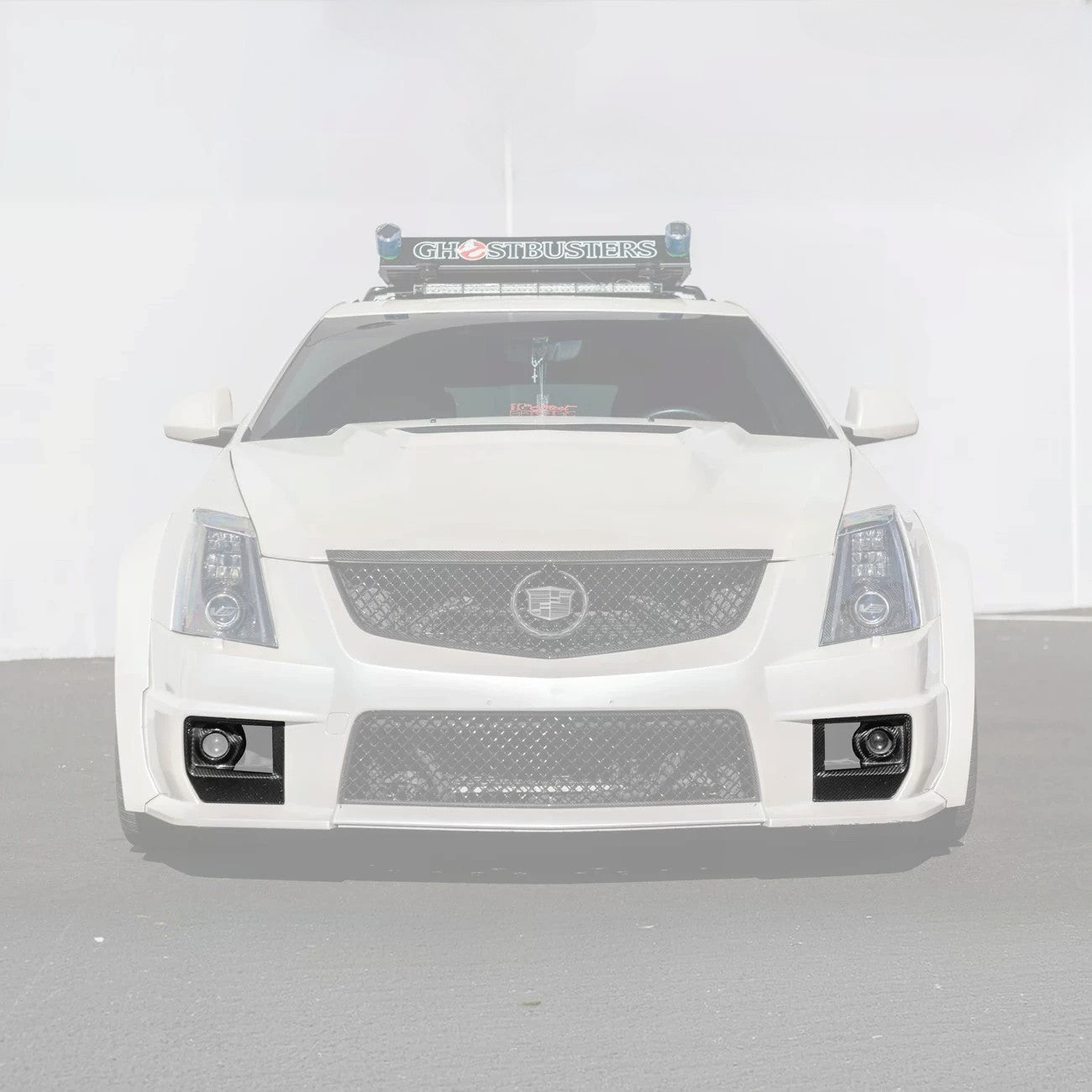 Cadillac CTS-V Sigma II Carbon Package Style Dry Carbon Fiber Front Fog Light Covers 2009-2015