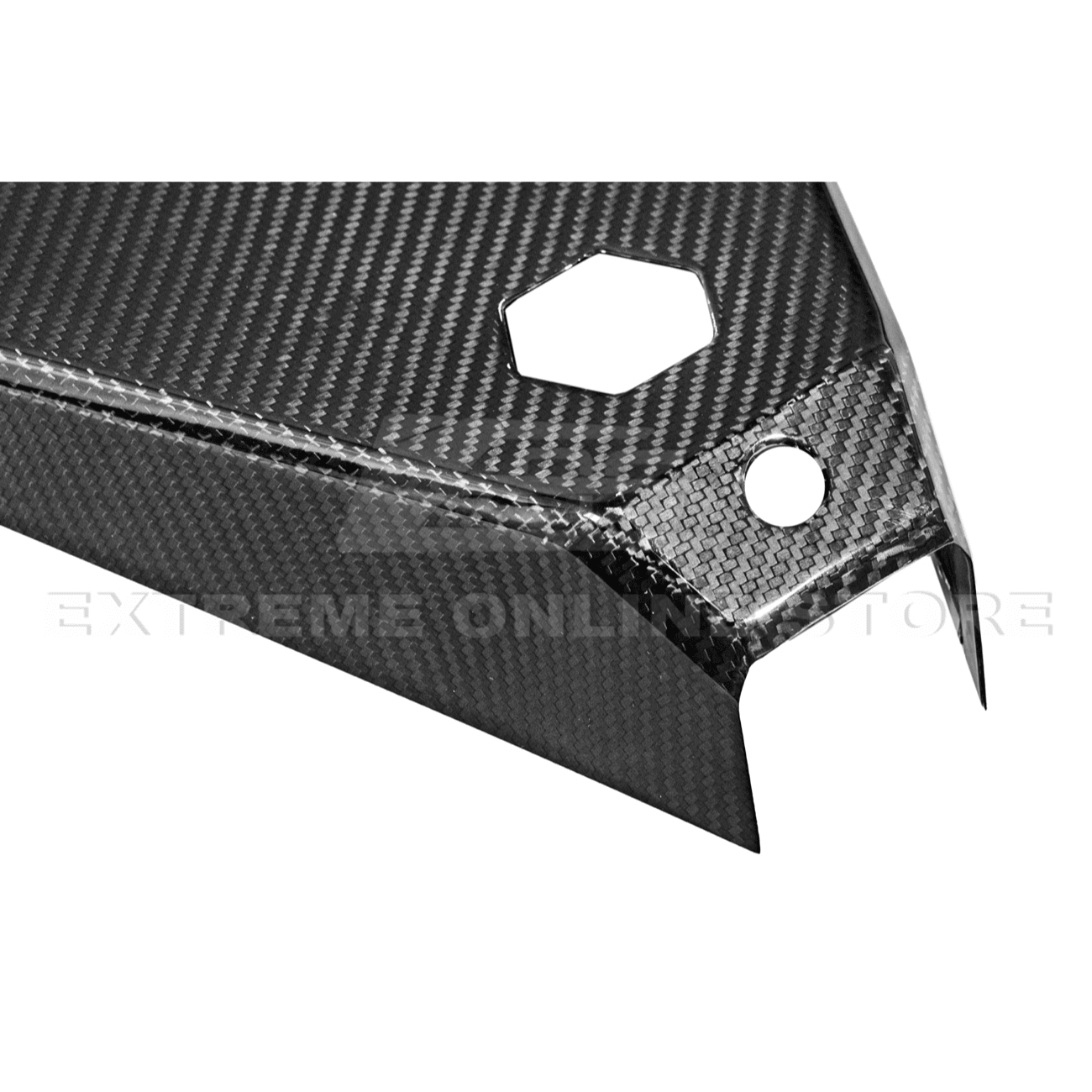 Tesla Cybertruck Factory Style Dry Carbon Fiber Rear View Mirror Upper Cover 2024-Up