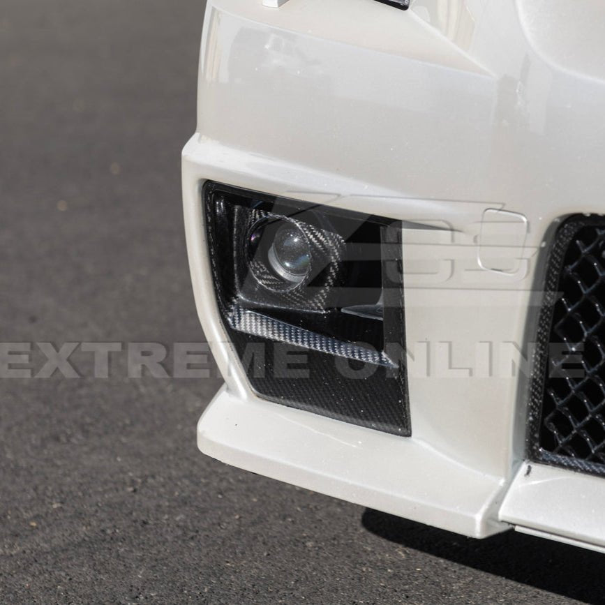 Cadillac CTS-V Sigma II Carbon Package Style Dry Carbon Fiber Front Fog Light Covers 2009-2015