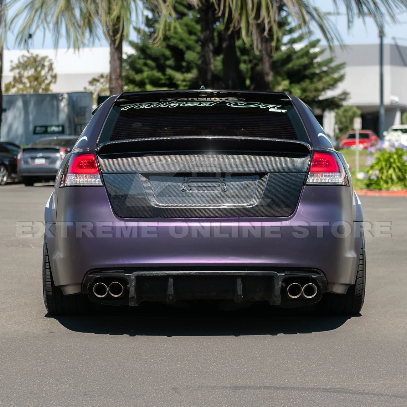 Pontiac G8 Sedan Carbon Fiber Rear Trunk w/ Integrated Spoiler 2008-2009