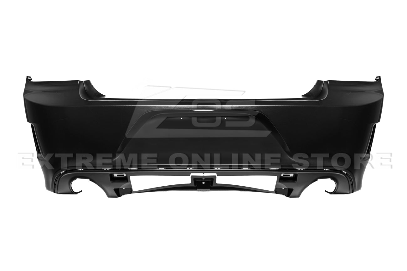 Dodge Charger LD SRT Hellcat Style Primed Black Rear Bumper Conversion Cover 2015-Up
