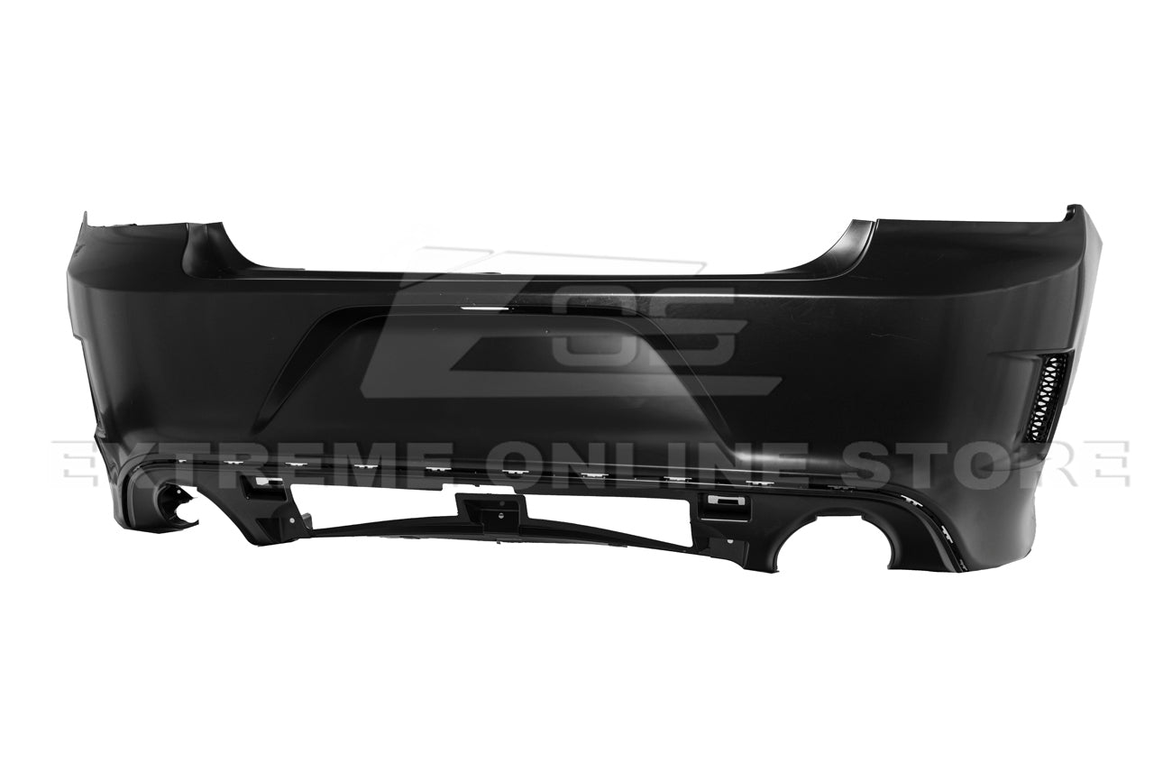 Dodge Charger LD SRT Hellcat Style Primed Black Rear Bumper Conversion Cover 2015-Up