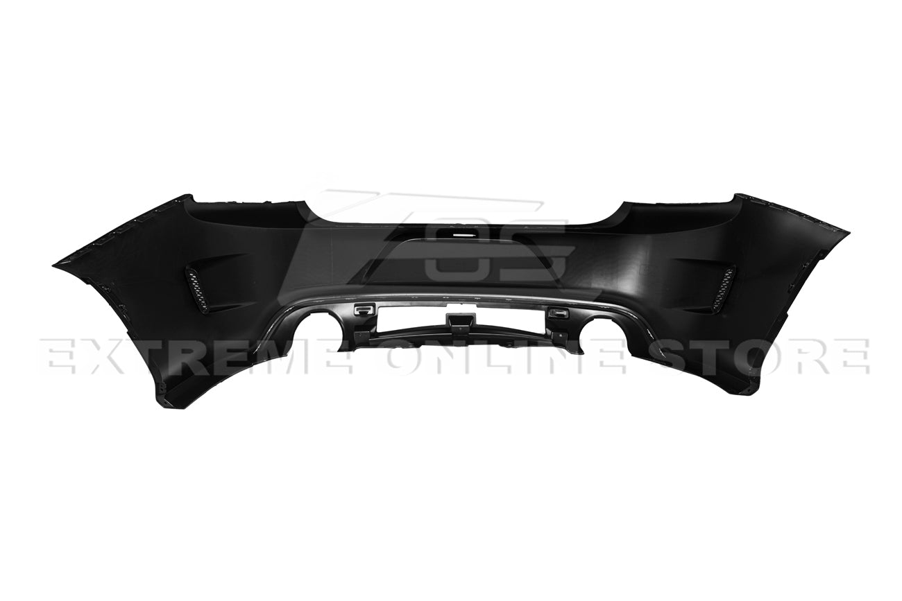 Dodge Charger LD SRT Hellcat Style Primed Black Rear Bumper Conversion Cover 2015-Up