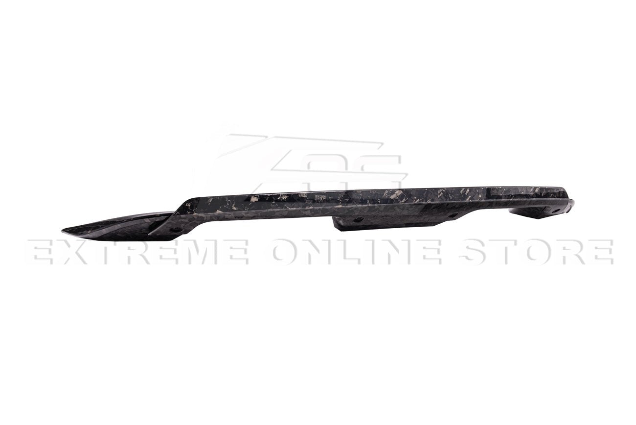 Ford Mustang S550 GT500 Wickerbill Style Carbon Fiber Rear Spoiler 2015-2023