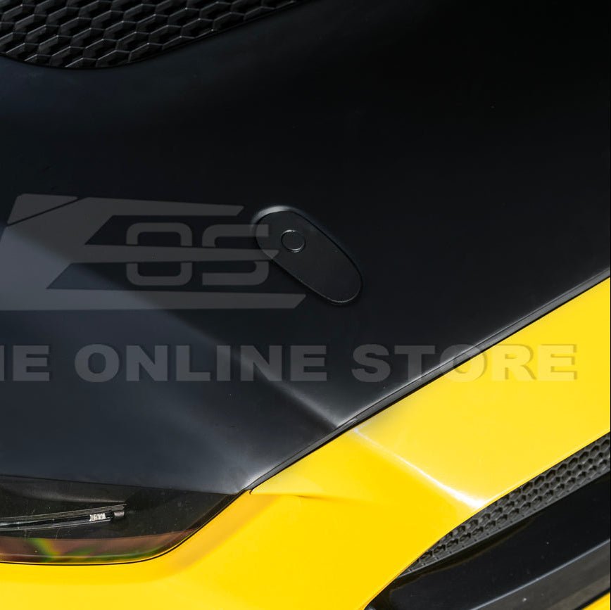 Mustang S550 S650 GTD Style Aluminum Front Hood Vented Cover 2015-2017