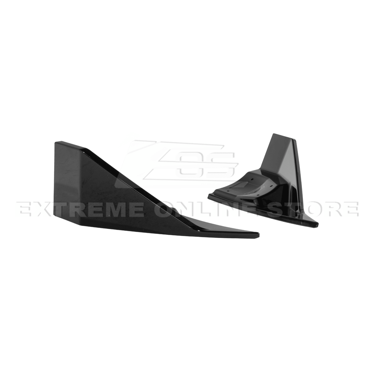 Tesla Model 3 Highland Track Style Gloss Black Rear Bumper Diffuser Lip 2024-Up