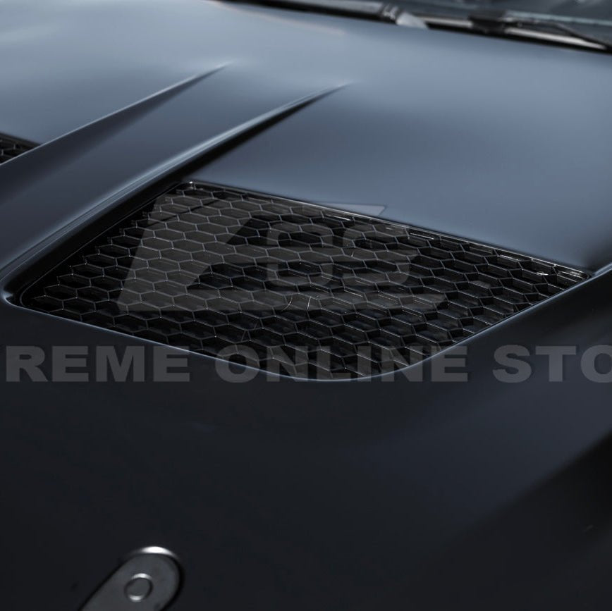 Mustang S550 S650 GTD Style Aluminum Front Hood Vented Cover 2015-2017