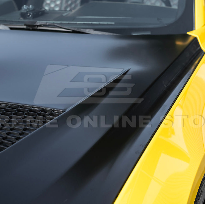 Mustang S550 S650 GTD Style Aluminum Front Hood Vented Cover 2015-2017