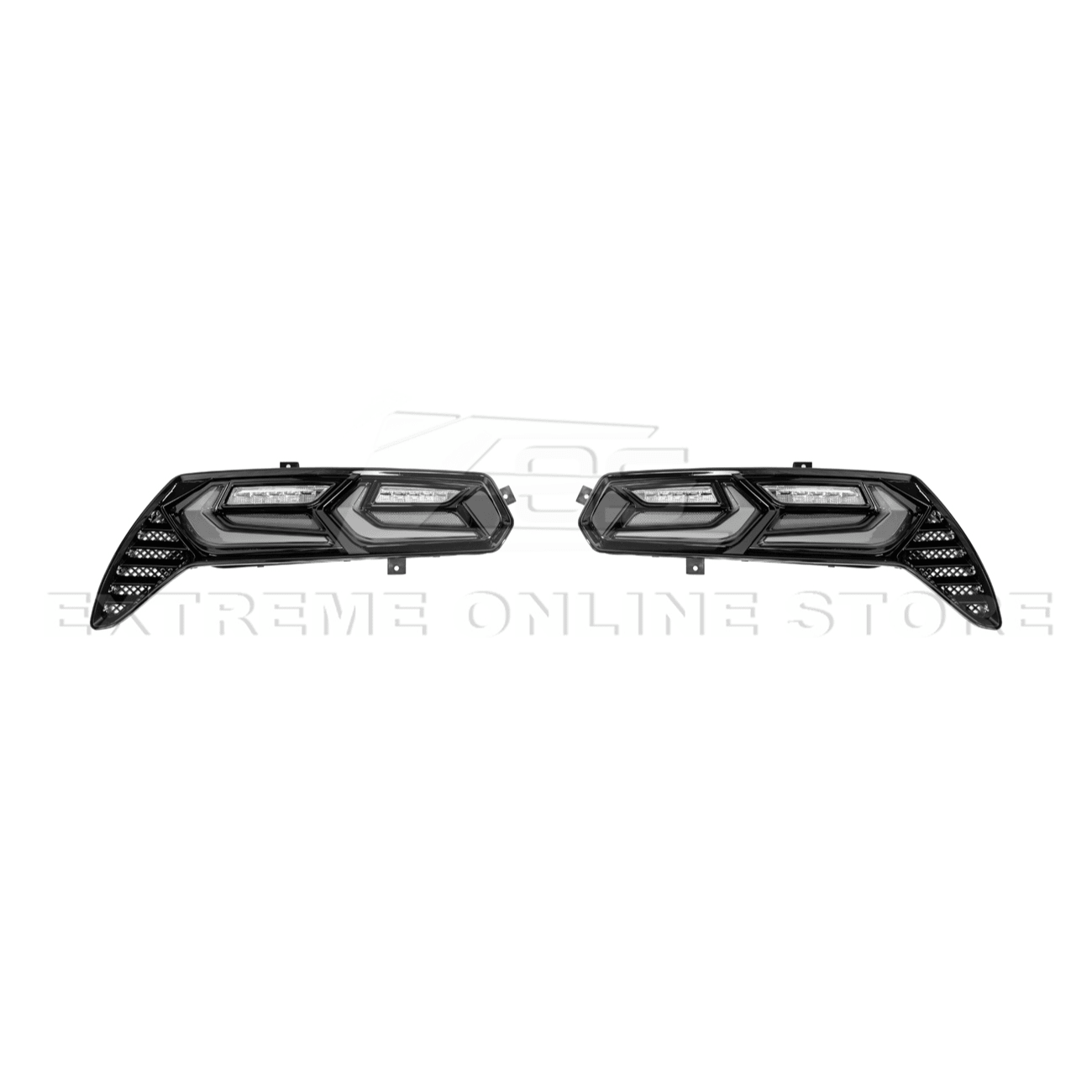 Chevrolet Corvette C7 GM Factory Style Smoke Clear Lens Rear Taillight 2014-2019