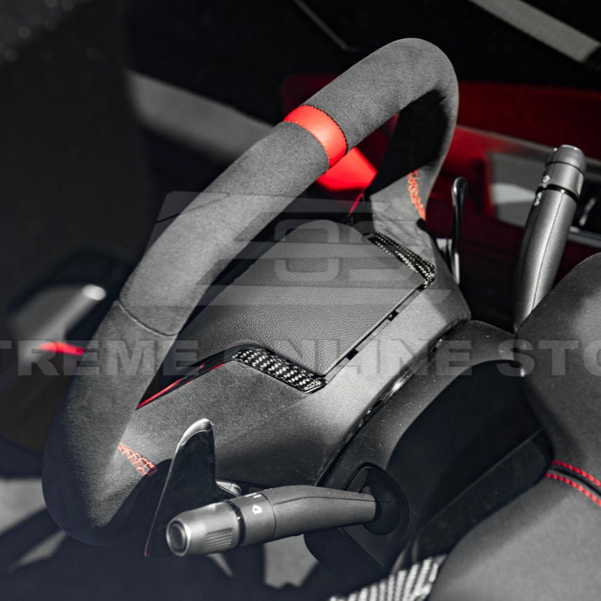 Chevrolet Corvette C8 Factory Style Carbon Fiber Steering Wheel Trim Cover 2020-Up