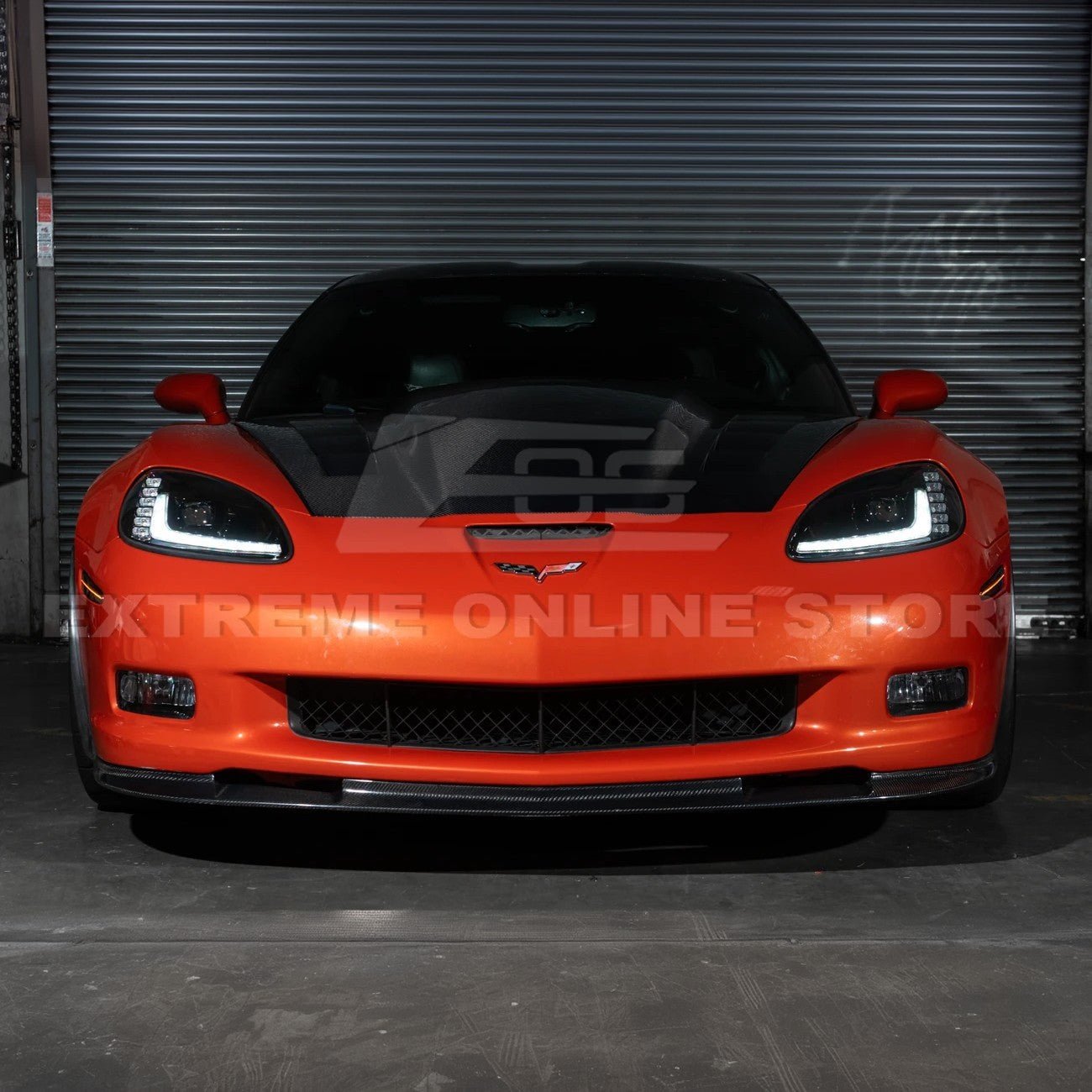 Corvette C6 C7 Style Projector LED Sequential Signal Turn Headlights 2005-2013