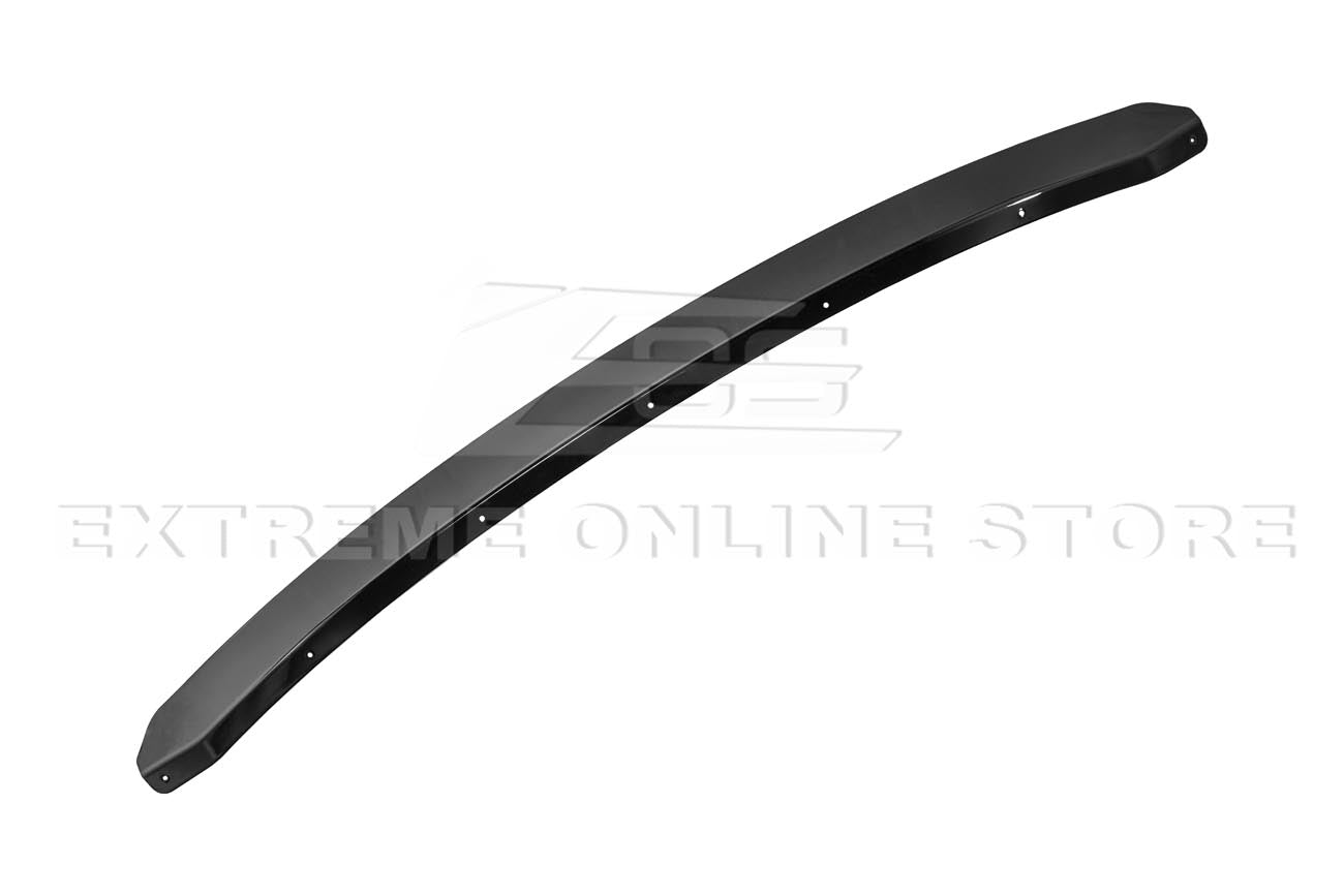 Ford Mustang S650 GT Performance Style Rear Gurney Flap Spoiler Matte Black Carbon Finish 2024-Up