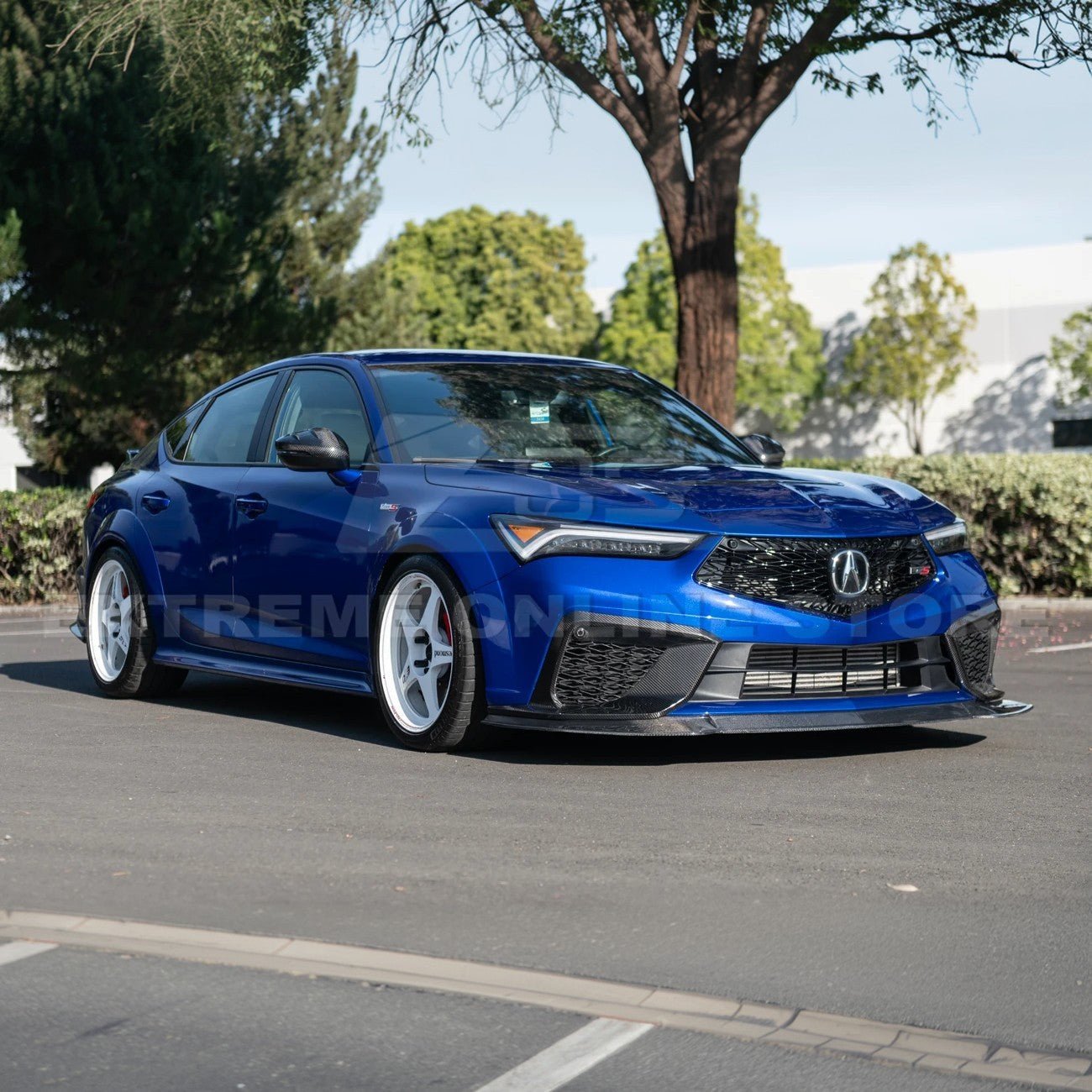 Acura Integra DE5 EOS Performance Style Matte Gloss Carbon Fiber Front Lip Splitter 2024-Up