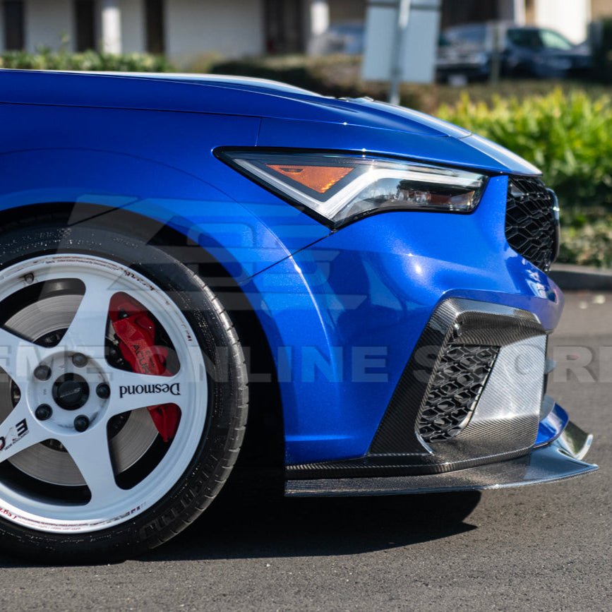 Acura Integra DE5 EOS Performance Style Matte Gloss Carbon Fiber Front Lip Splitter 2024-Up