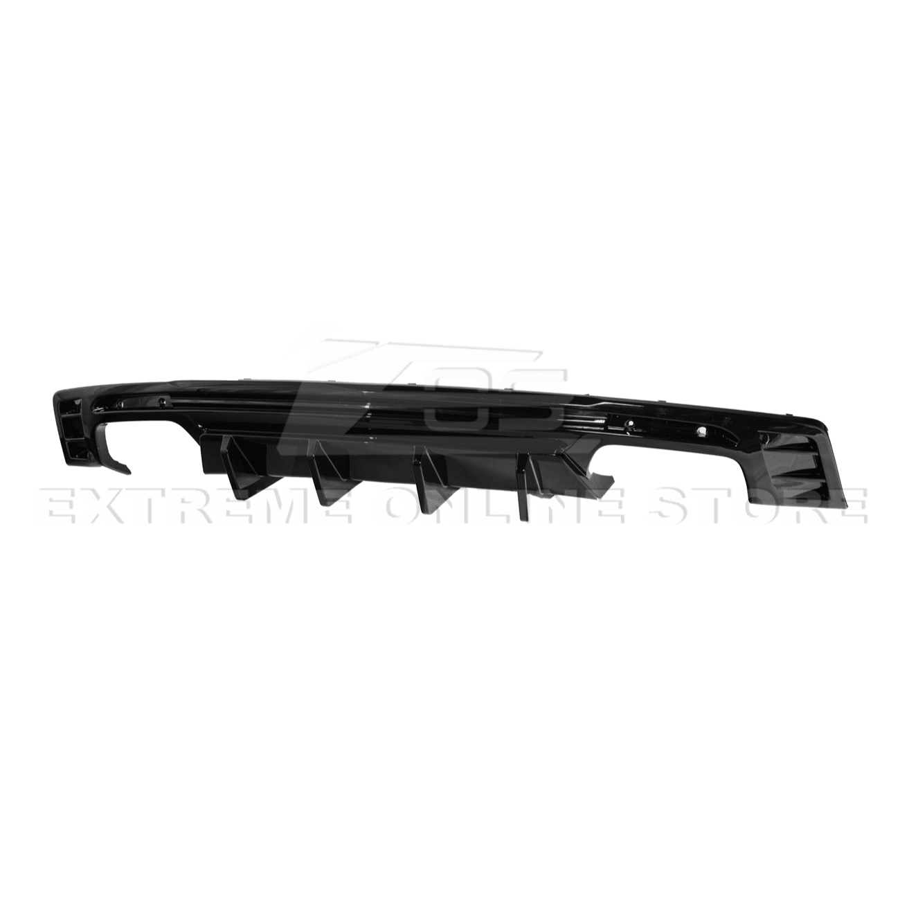 Camaro Track Style Rear Quad Exit Diffuser Matte Black / Gloss Black 2016-Up