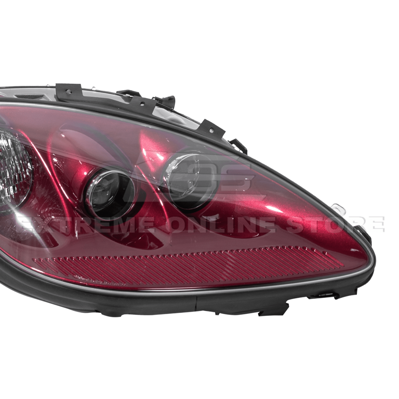 Chevrolet Corvette C6 OEM Style Clear Lens Painted Housing HID Headlights 2005-2013