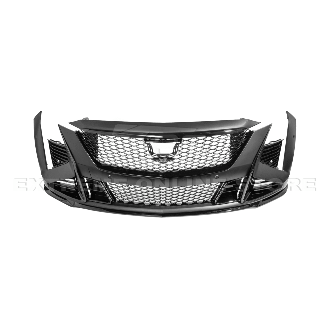 Cadillac CT5 CT5-V Blackwing Style Primed Black Front Bumper Conversion Kit 2025-Up