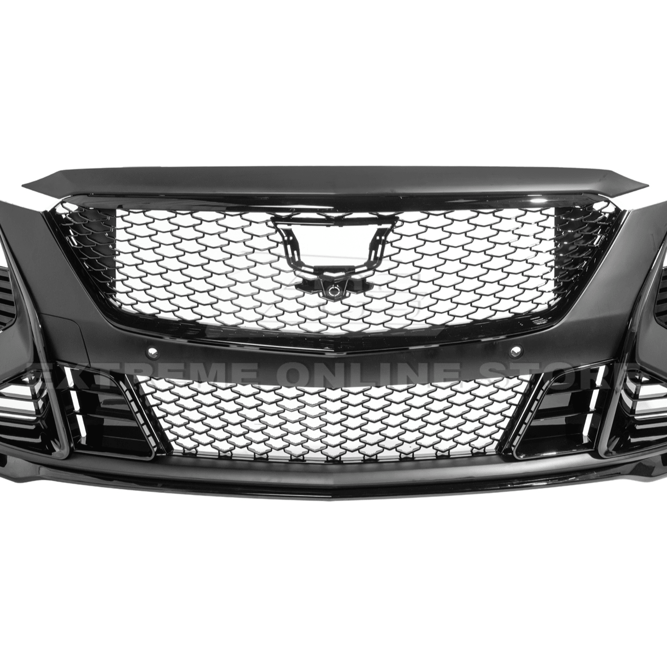 Cadillac CT5 CT5-V Blackwing Style Primed Black Front Bumper Conversion Kit 2025-Up