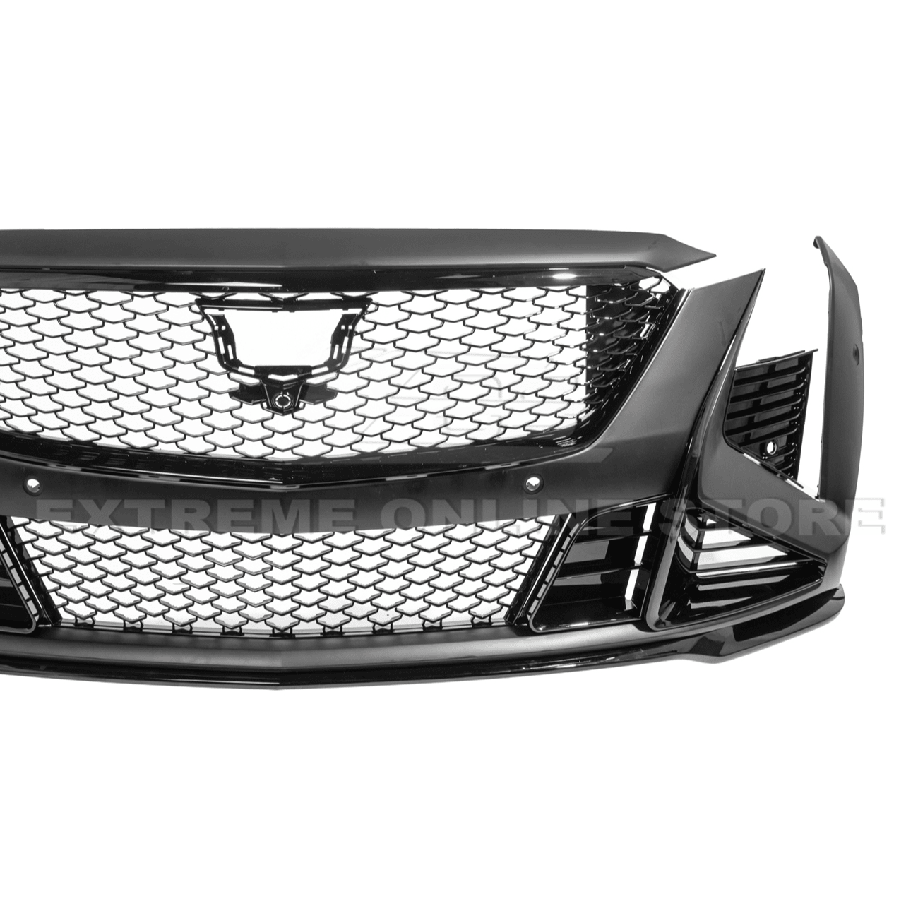 Cadillac CT5 CT5-V Blackwing Style Primed Black Front Bumper Conversion Kit 2025-Up