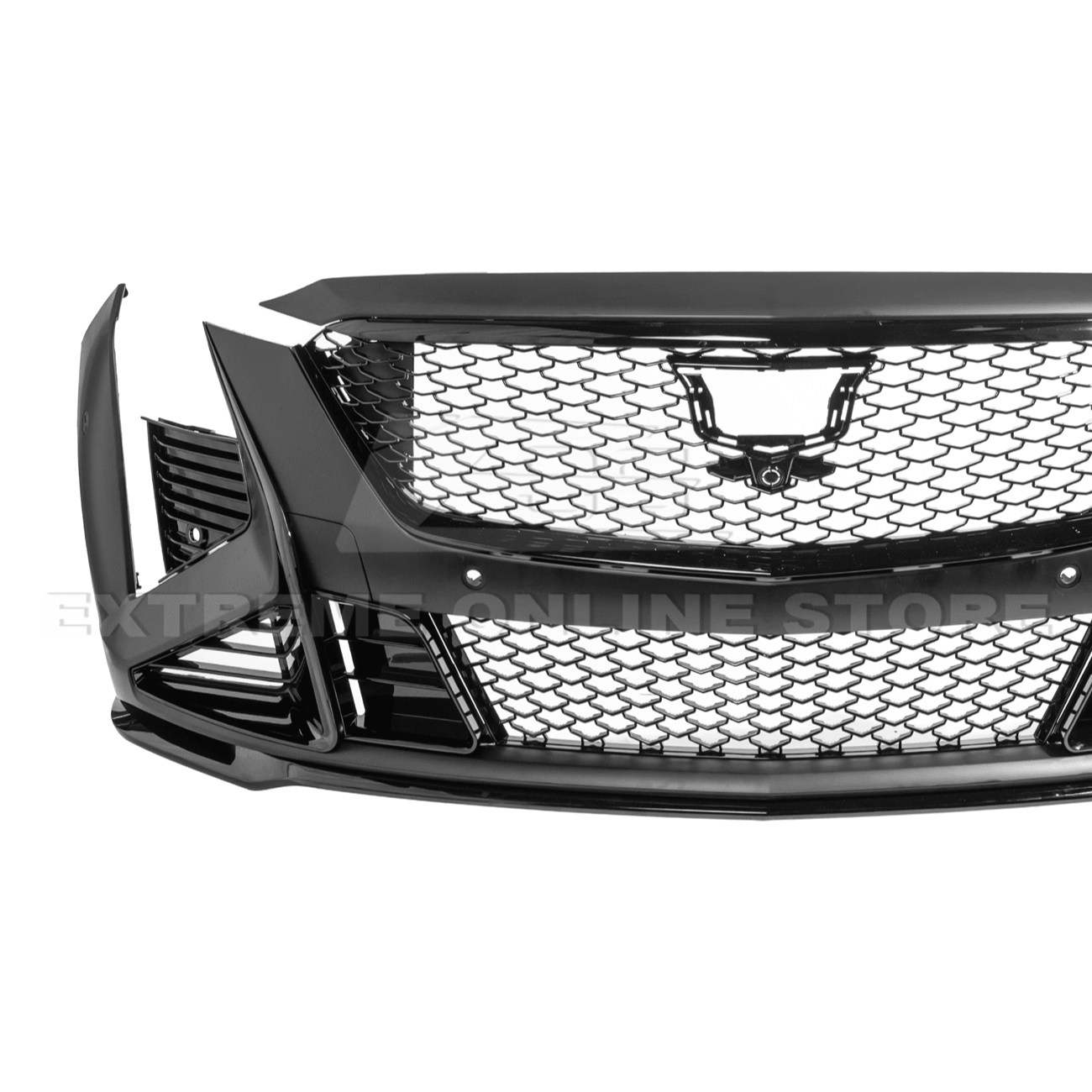 Cadillac CT5 CT5-V Blackwing Style Primed Black Front Bumper Conversion Kit 2025-Up