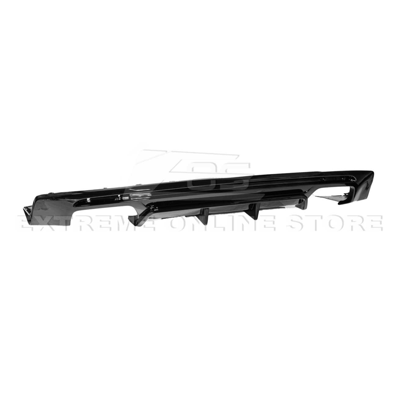 Chevrolet Camaro 6th Gen ZL1 Style Gloss Black Matte Black Rear Quad Exit Diffuser 2016-Up
